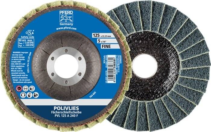 Fächerscheibe POLIVLIES Ø125xHmm K.fein PFERD
