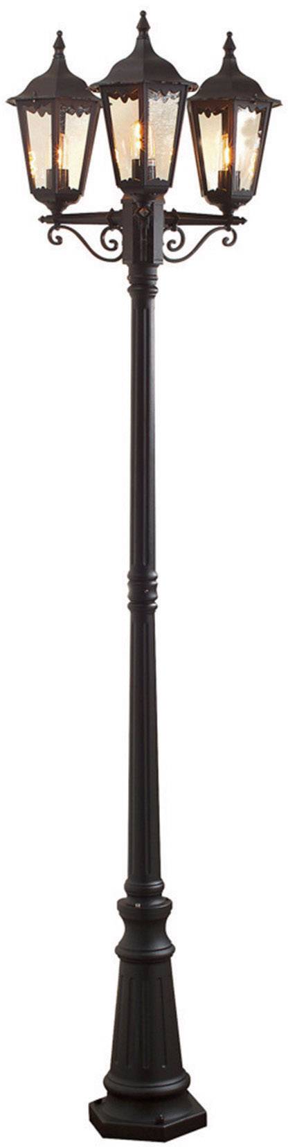 Konstsmide 7217-750 Firenze Außenstandleuchte Energiesparlampe E27 300 W Schwarz