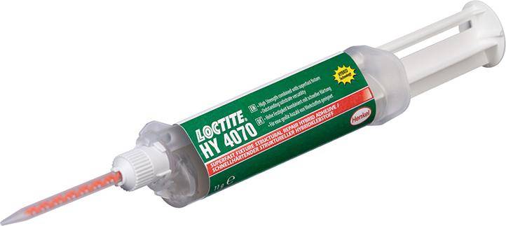 LOCTITE HY 4070 DC11G DB EN/DE Hybridklebstoff (2K) 11G Doppelkammerkartusche