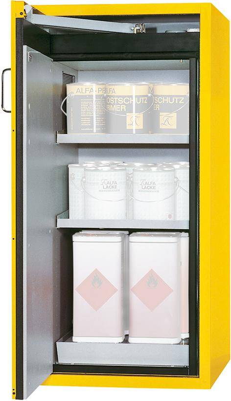 Schrank S-Classic 600x1290 1Tür,3Wbö,gelb