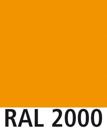 Fahrbare Auffangwanne AW-F 1, lackiert, Gelborange