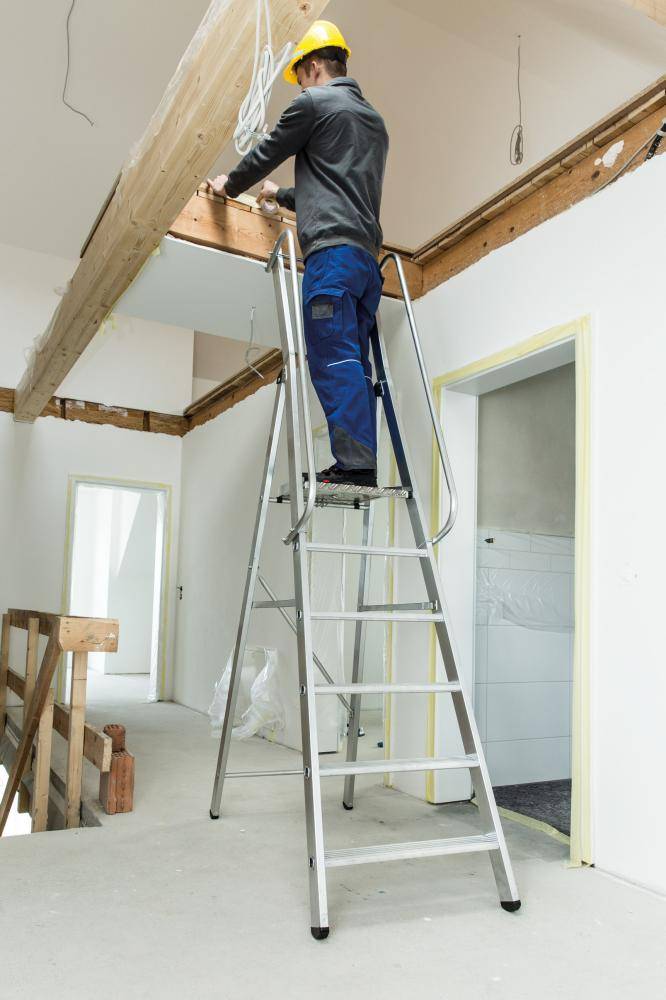 Aluminium-Stufenstehleiter 5 Stufen