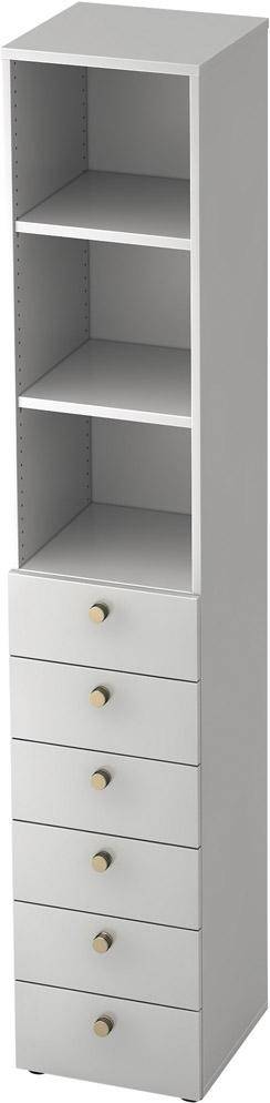 Kombischr. Profi Weiß 6 OH, 40x42x215,6mm