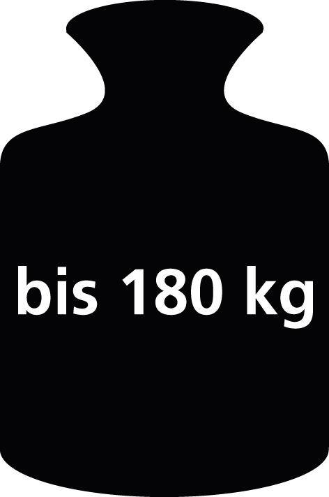 Schwerlastdrehstuhl 180kgattivo schwarz