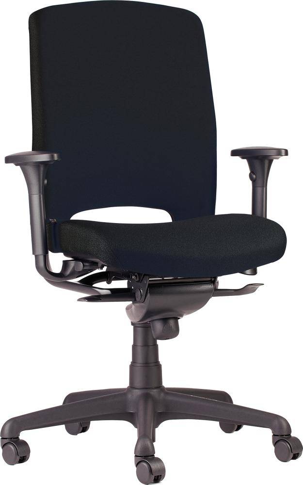 Schwerlastdrehstuhl 180kgattivo schwarz