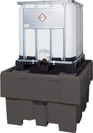 IBC-Station PE 1280x1660x860mm,o.Stellfl