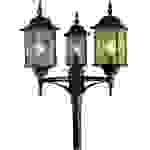 Konstsmide 7244-759 Milano Außenstandleuchte Energiesparlampe E27 75W Schwarz, Silber