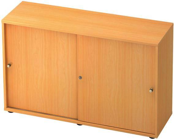Schiebetürenschrank ProfiBuche, 120x40x74,8mm, 2OH
