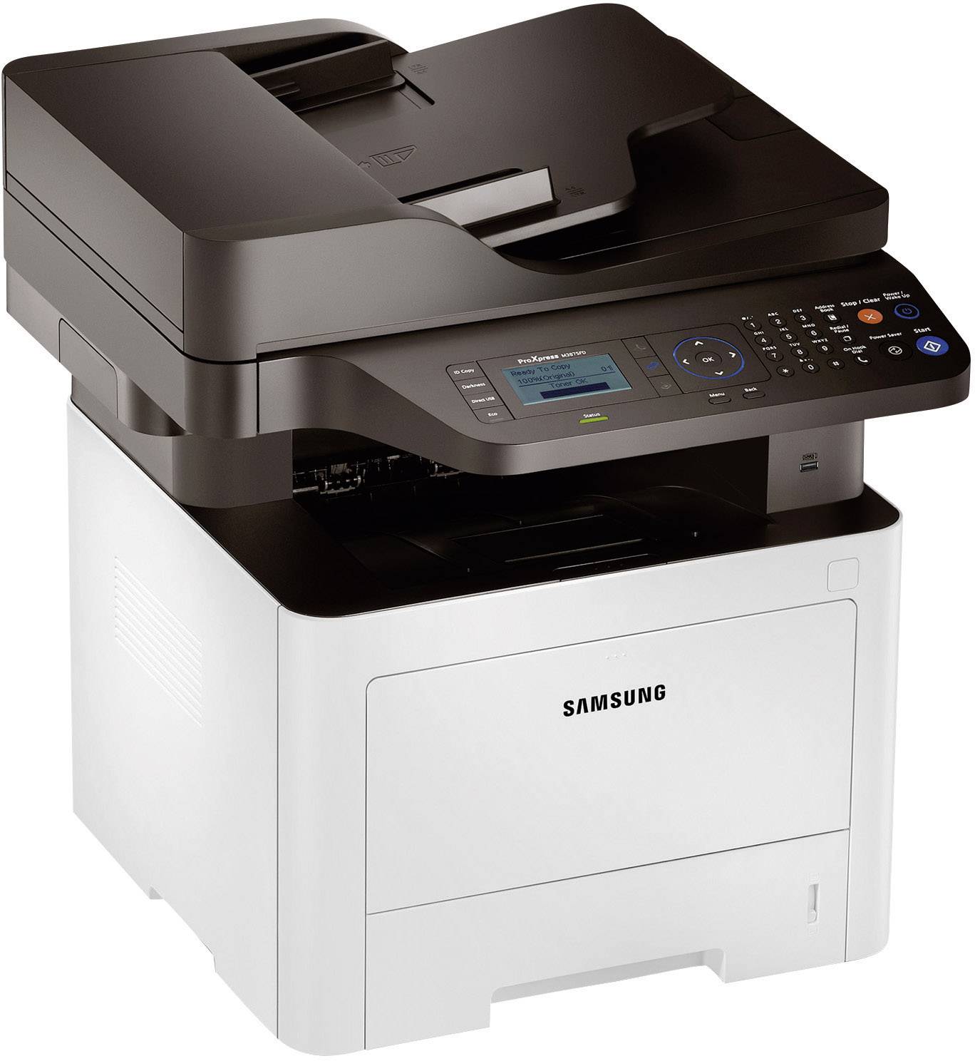 Samsung ProXpress M3875FD Monolaser-Multifunktionsdrucker A4 Drucker, Scanner, Kopierer, Fax LAN, Duplex, ADF