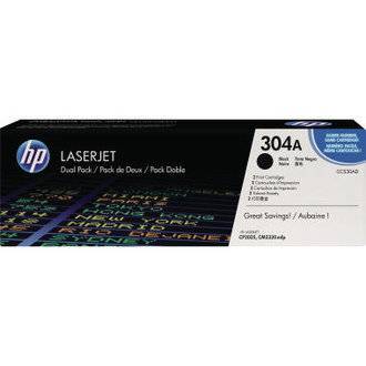 HP 304A - 2er-Pack - Schwarz - original - LaserJet - Tonerpatrone (CC530AD)