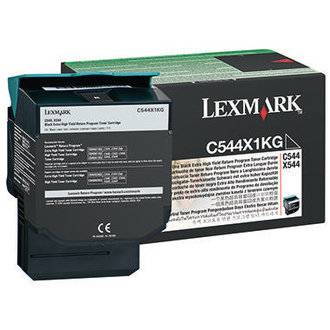 Lexmark Rückgabe Tonerkassette C544 C546 X544 X546 X548 Original Schwarz 6000 Seiten C544X1KG