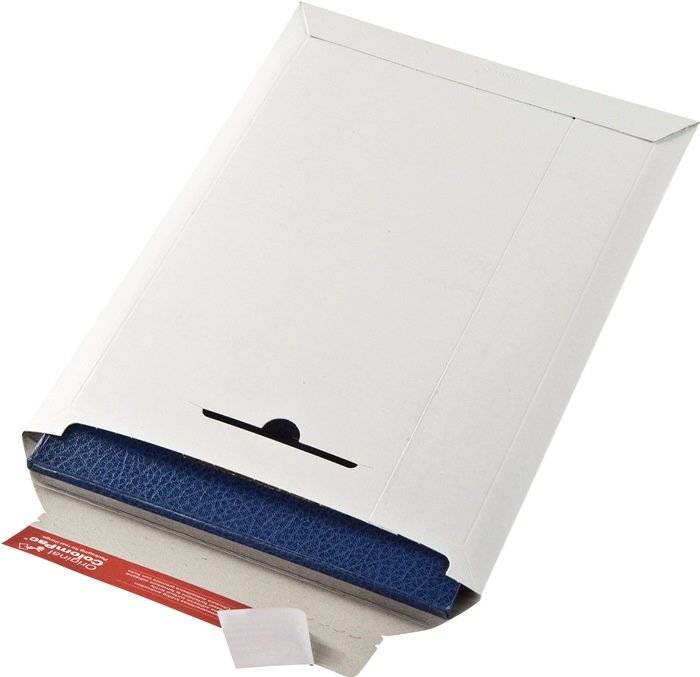 ColomPac Versandtasche Rigid CP012.05 C4 hk Vollpappe weiß