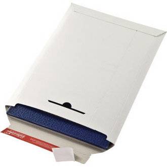 ColomPac Versandtasche Rigid CP012.05 C4 hk Vollpappe weiß