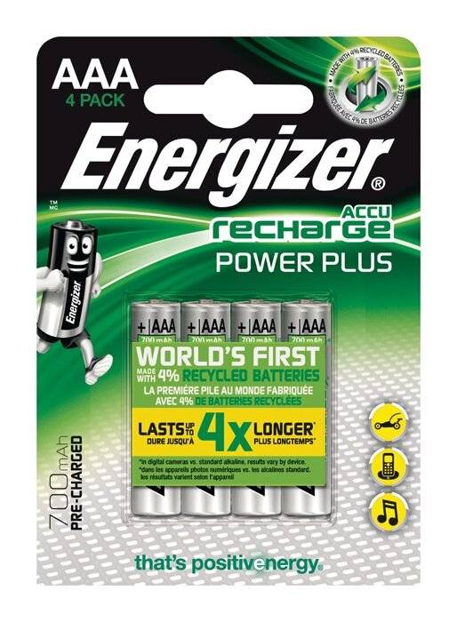 Energizer Akku Recharge PowerPlus E300626700 AA/HR6 4 St./Pack.