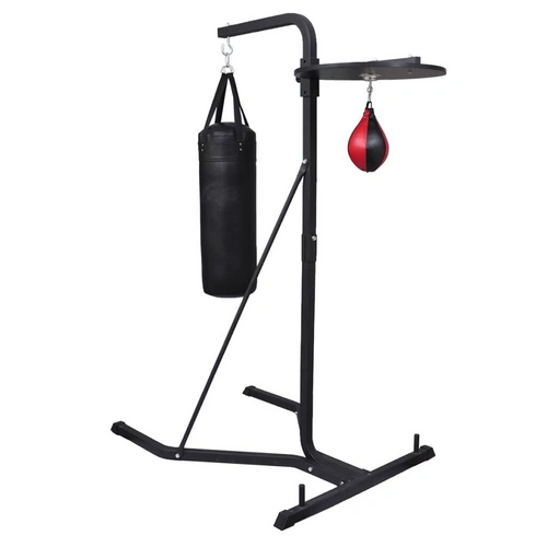 Boxsack Stand Box Sandsack Trainingssack Boxbirne Doppelendball Schwarz Rot Boxsack Stand Box Sandsack Trainingssack Boxbirne Doppelendball Schwarz Rot