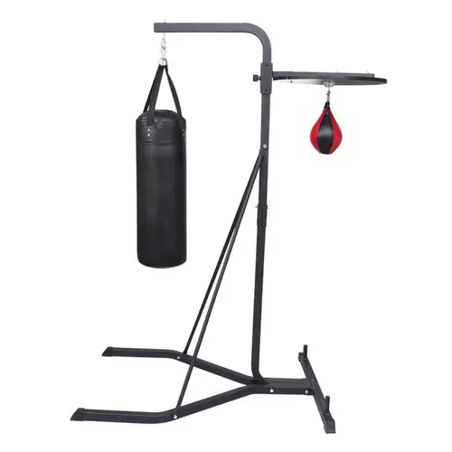 Boxsack Stand Box Sandsack Trainingssack Boxbirne Doppelendball Schwarz Rot Boxsack Stand Box Sandsack Trainingssack Boxbirne Doppelendball Schwarz Rot