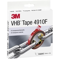 3M VHB™ 4910F 4910F193 Doppelseitiges Klebeband VHB™ 4910F Transparent (L x B) 3m x 19mm 1St. 3M VHB™ 4910F 4910F193 Doppelseitiges Klebeband VHB™ 4910F Transparent (L x B) 3m x 19mm 1St.