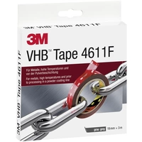 3M VHB™ 4611F 4611193 Doppelseitiges Klebeband VHB™ 4611F Dunkelgrau (L x B) 3m x 19mm 1St. 3M VHB™ 4611F 4611193 Doppelseitiges Klebeband VHB™ 4611F Dunkelgrau (L x B) 3m x 19mm 1St.