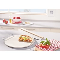 Leifheit 03159 Pizzastein rund mit Wiegemesser Leifheit 03159 Pizzastein rund mit Wiegemesser