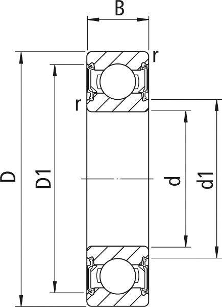 1006003-2RSLTN9/HC5C3WT,SKF Hybrid-Rillenkugellager