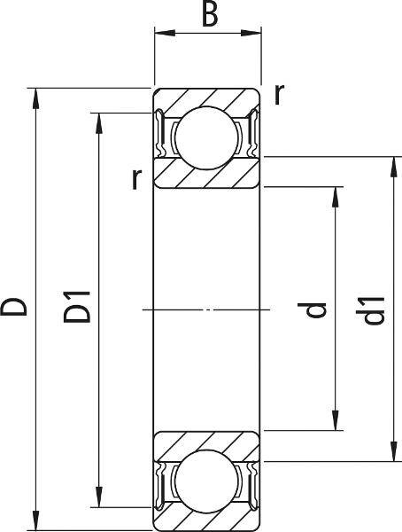 SKF 6210-2RS1/HC5C3WT