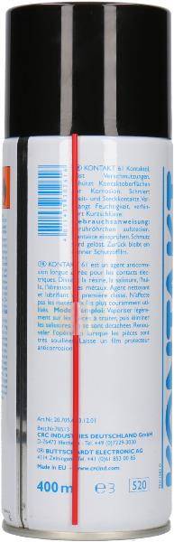 42070513,KONTAKT CHEMIE Kontaktschutzöl KONTAKT 61 Spraydose 400 ML