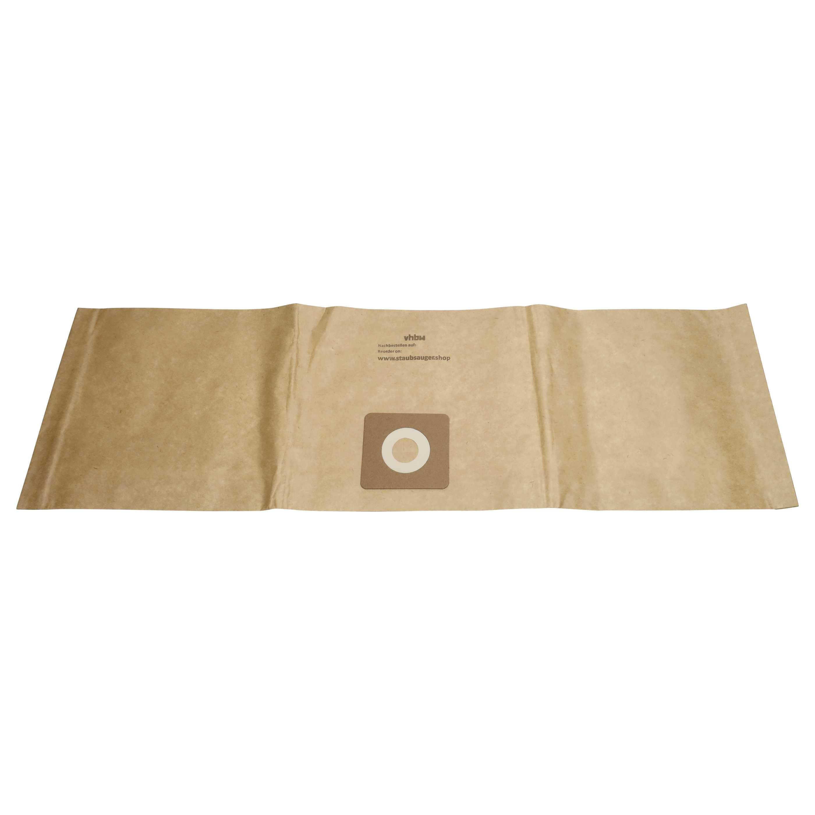 vhbw 30x Staubbeutel kompatibel mit Bosch AdvancedVac 20 Staubsauger - 85,4cm x 26,9cm braun