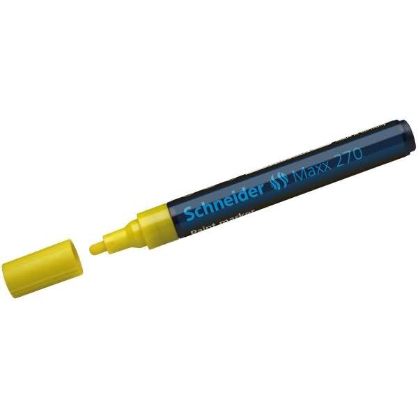 Schneider Lackmarker Maxx 270 127005 1-3mm Rundspitze gelb