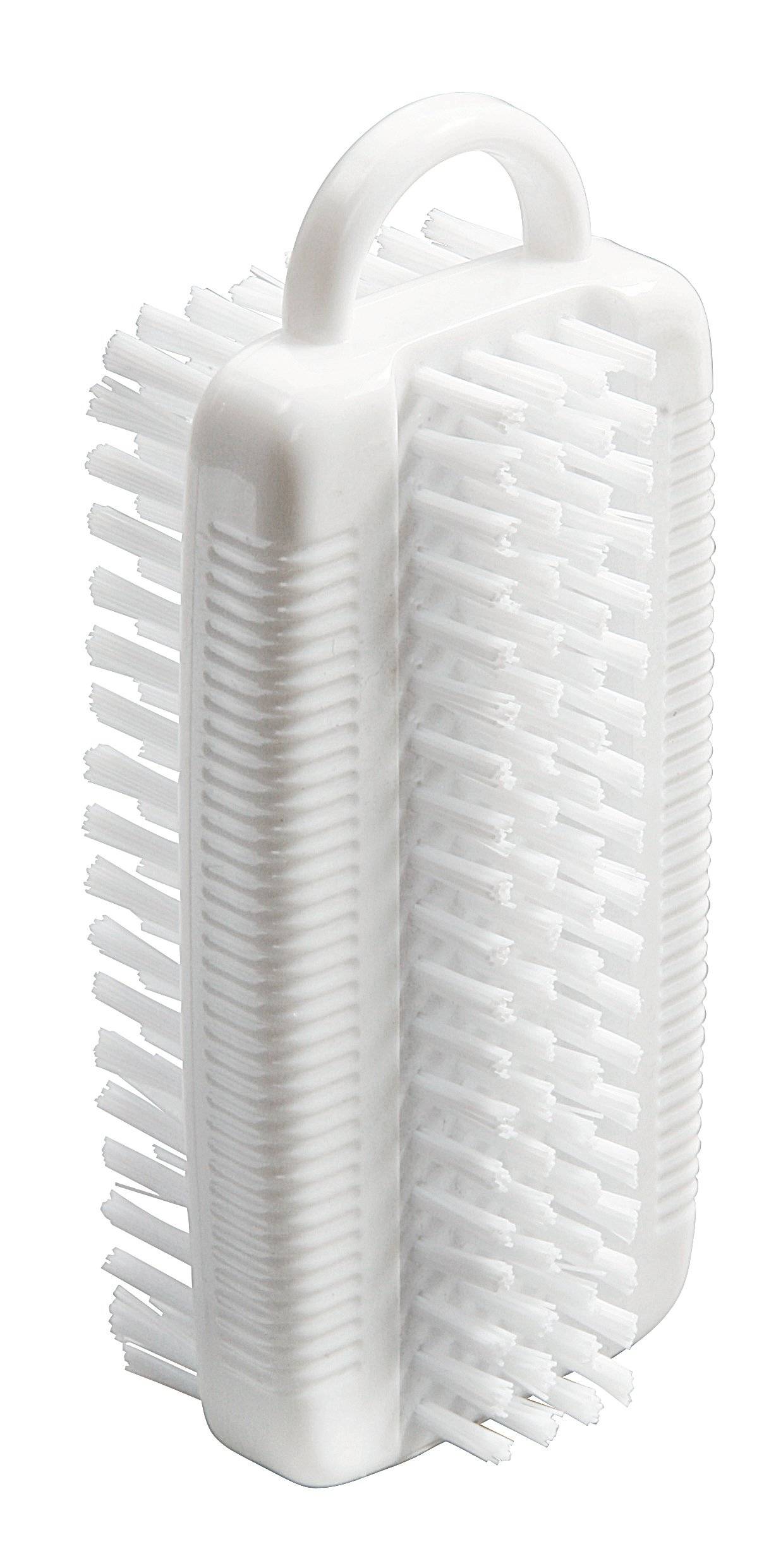 Nagelbürste DoPPelt PBT Weiss Ø 0 35mm mit tel/hart