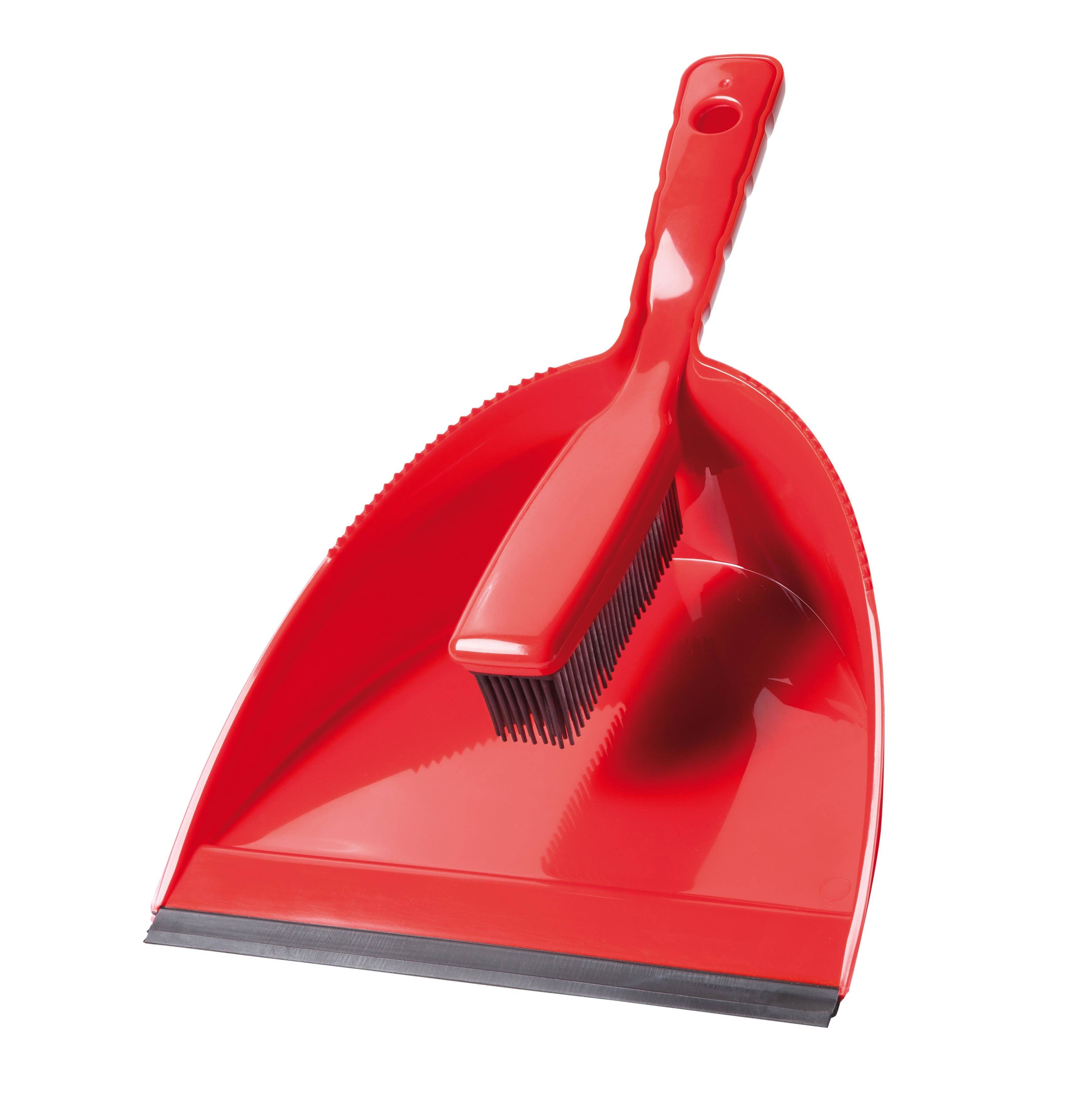Haug Bürsten Kehrgarnitur rot Kunststoff 36.0 cm breit (593)