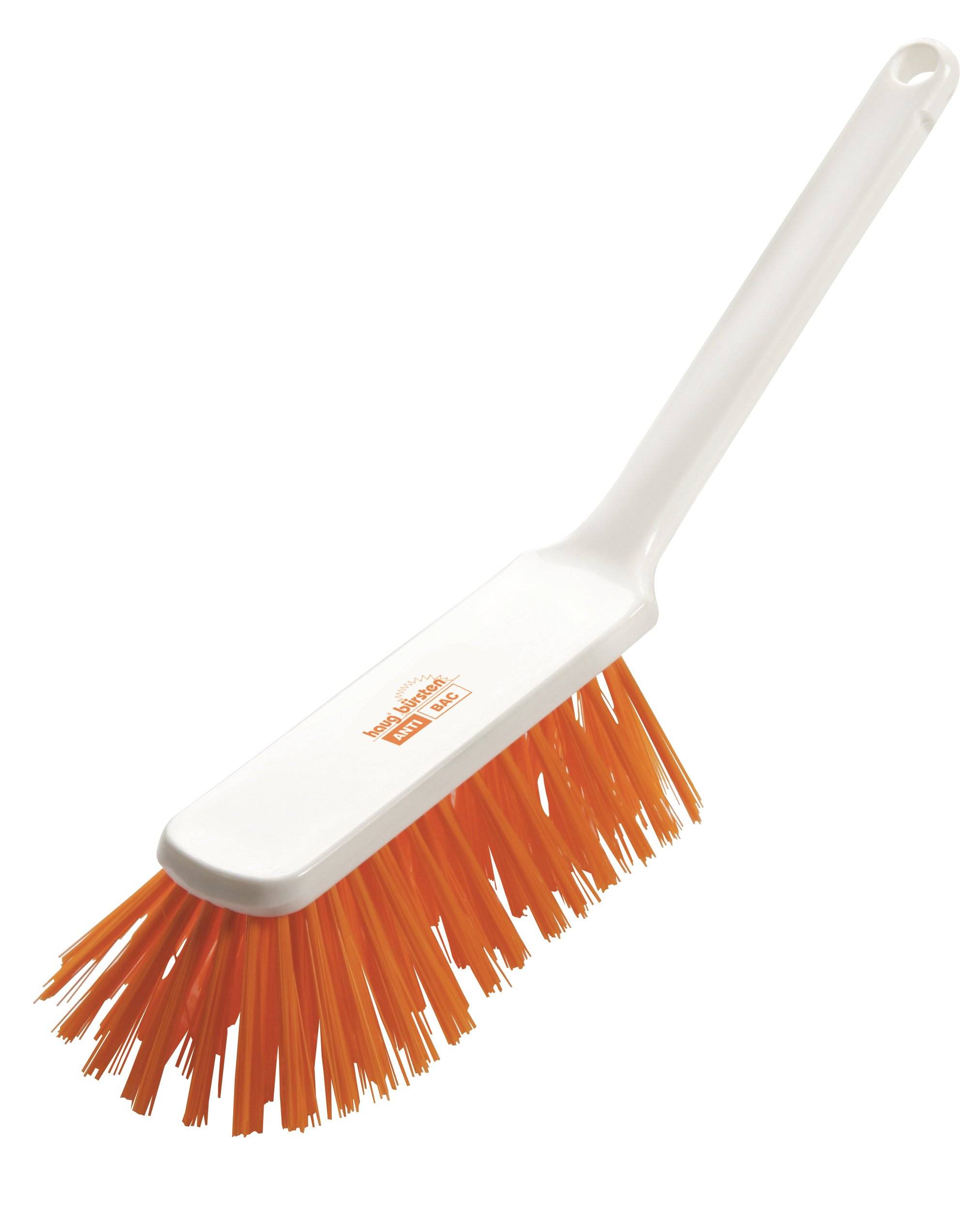 Haug Bürsten Handfeger ANTI BAC weiss/orange Kunststoff 31.0 cm breit (88946)