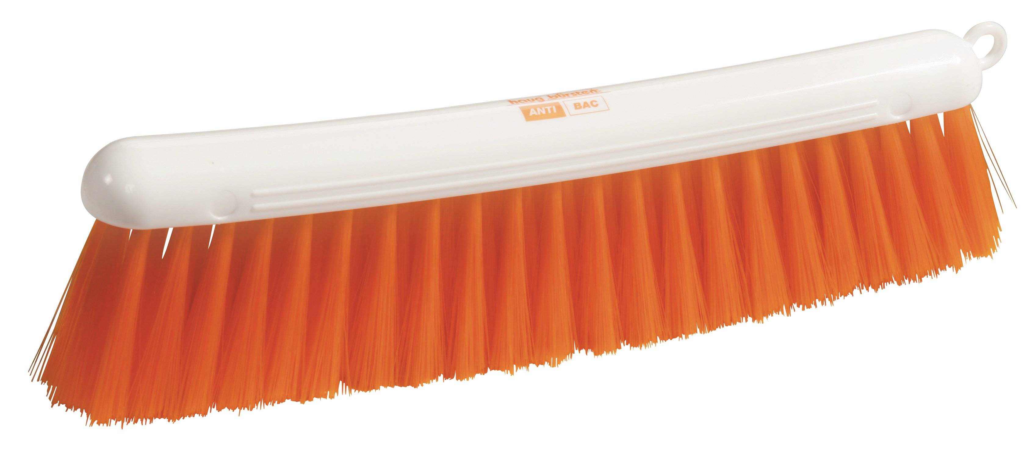 Haug Bürsten Mehlbesen ANTI BAC weiss/orange Kunststoff 29.0 cm breit (82106)