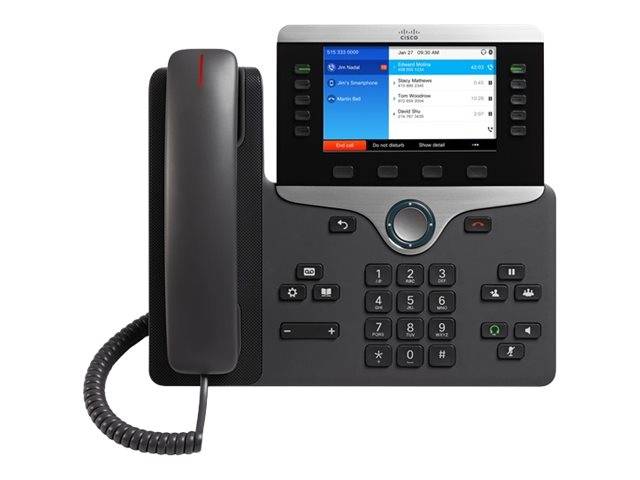 Cisco CP-8851-3PCC-K9= Systemtelefon,VoIP Farbdisplay Anthrazit
