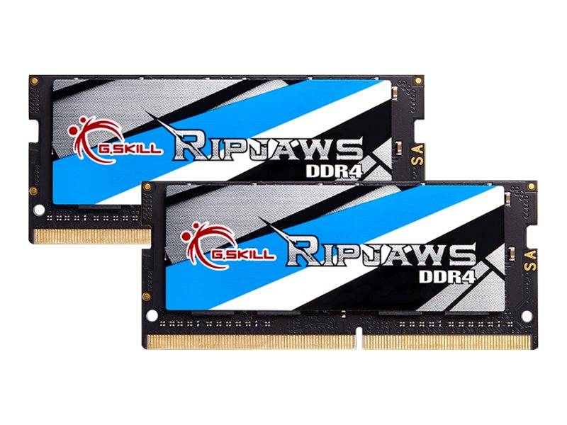 G.Skill Ripjaws Laptop-Arbeitsspeicher Kit DDR4 16 GB 2 x 8 GB 2400 MHz 260pin SO-DIMM CL16-16-16-39 F4-2400C16D-16GRS