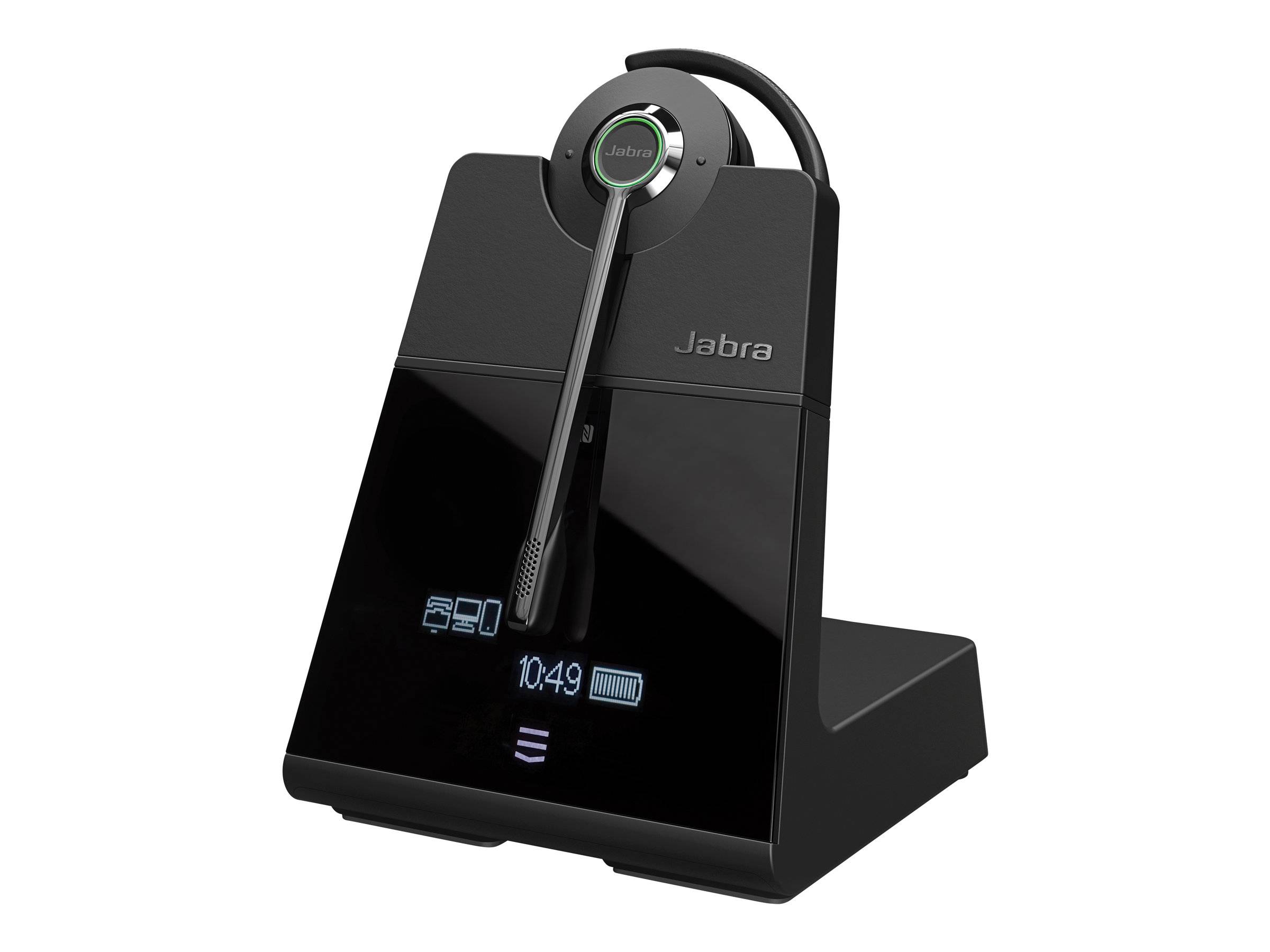 Jabra 9555-583-111 Telefon In Ear Headset Bluetooth®, DECT Mono Schwarz Noise Cancelling Faltbar, Mikrofon-Stummschaltung