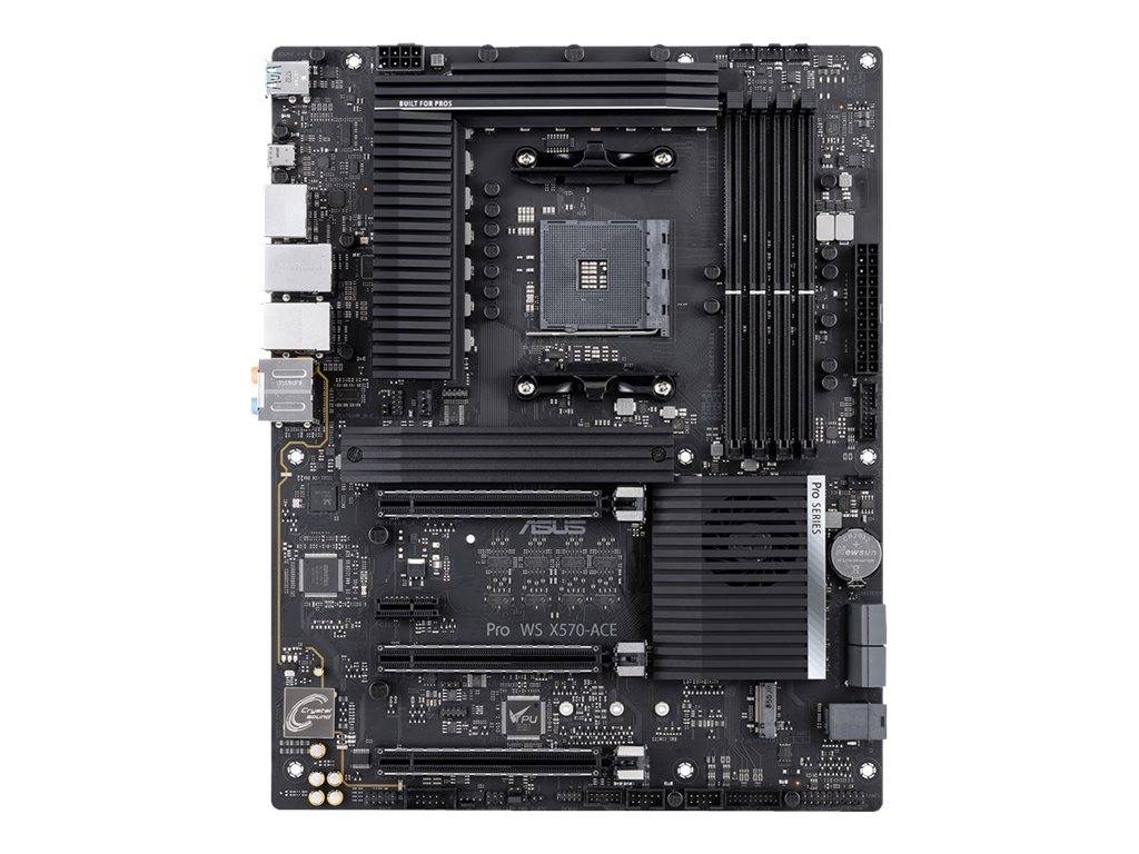 ASUS Pro WS X570-ACE - Motherboard - ATX - Socket AM4 - AMD X570 Chipsatz - USB-C Gen2, USB 3.2 Gen 1, USB 3.2 Gen 2 - 2 x Gigabit LAN