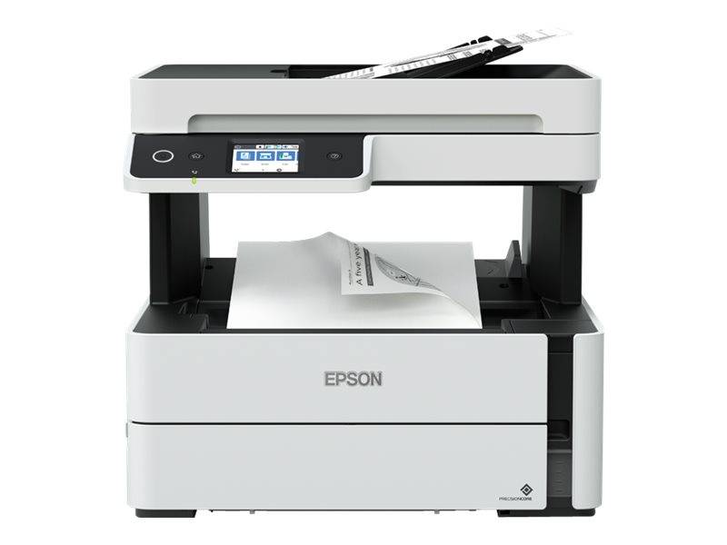 Epson EcoTank ET-M3180 Multifunktionsdrucker Tintenstrahl Schwarz-Weiß A4 Drucker, Scanner, Kopierer, Fax LAN, WLAN, Duplex, Duplex-ADF, Tintentank-