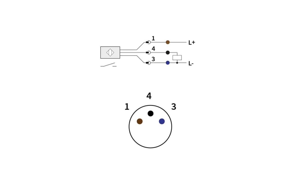 Induktiver Sensor M8 2mm IP67 - M8x1 - AI050 - autosen
