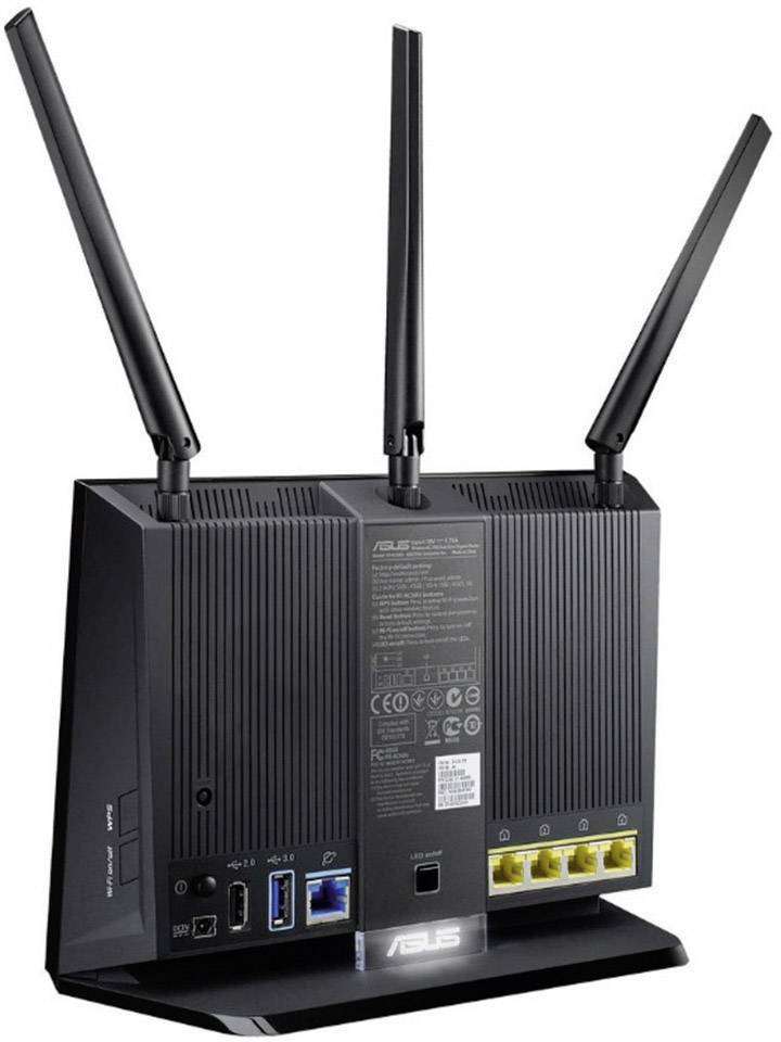 Asus RT-AC68U WLAN Router 2.4GHz, 5GHz 1.9 GBit/s