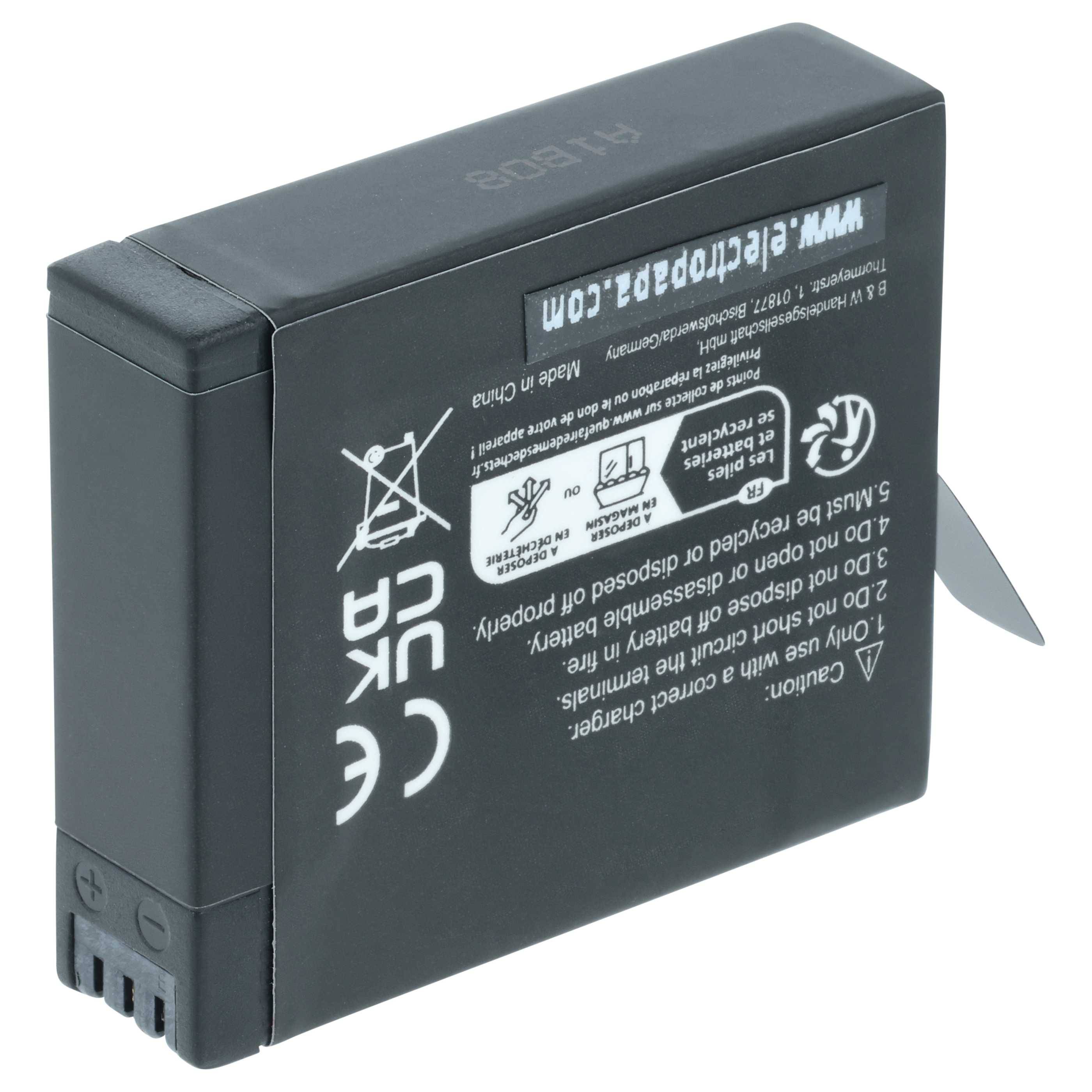 vhbw 3x Akku Ersatz für Insta360 PL903135VT, PL903135VT-S01 für Kamera (1150 mAh, 3,8 V, Li-Ion)