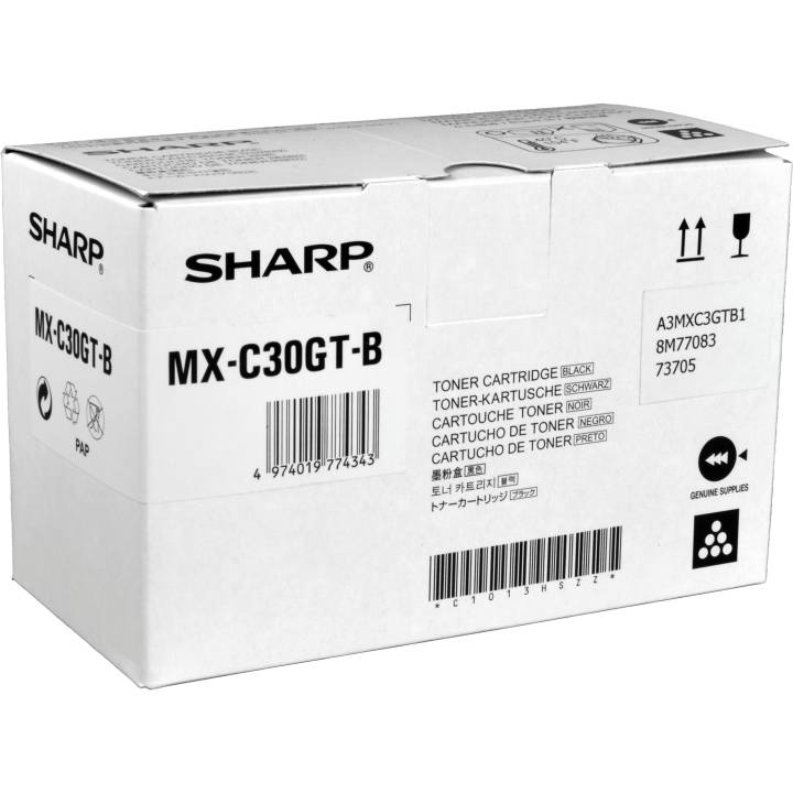 Sharp MX-C30GT-B - Schwarz - Original - Tonerpatrone