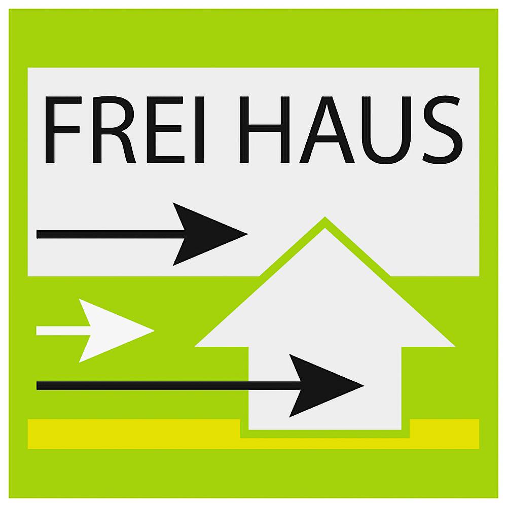 Treppenstehleiter aus Aluminium, beidseitig begehbar, 2x5 Sprossen, Länge 1,45 m