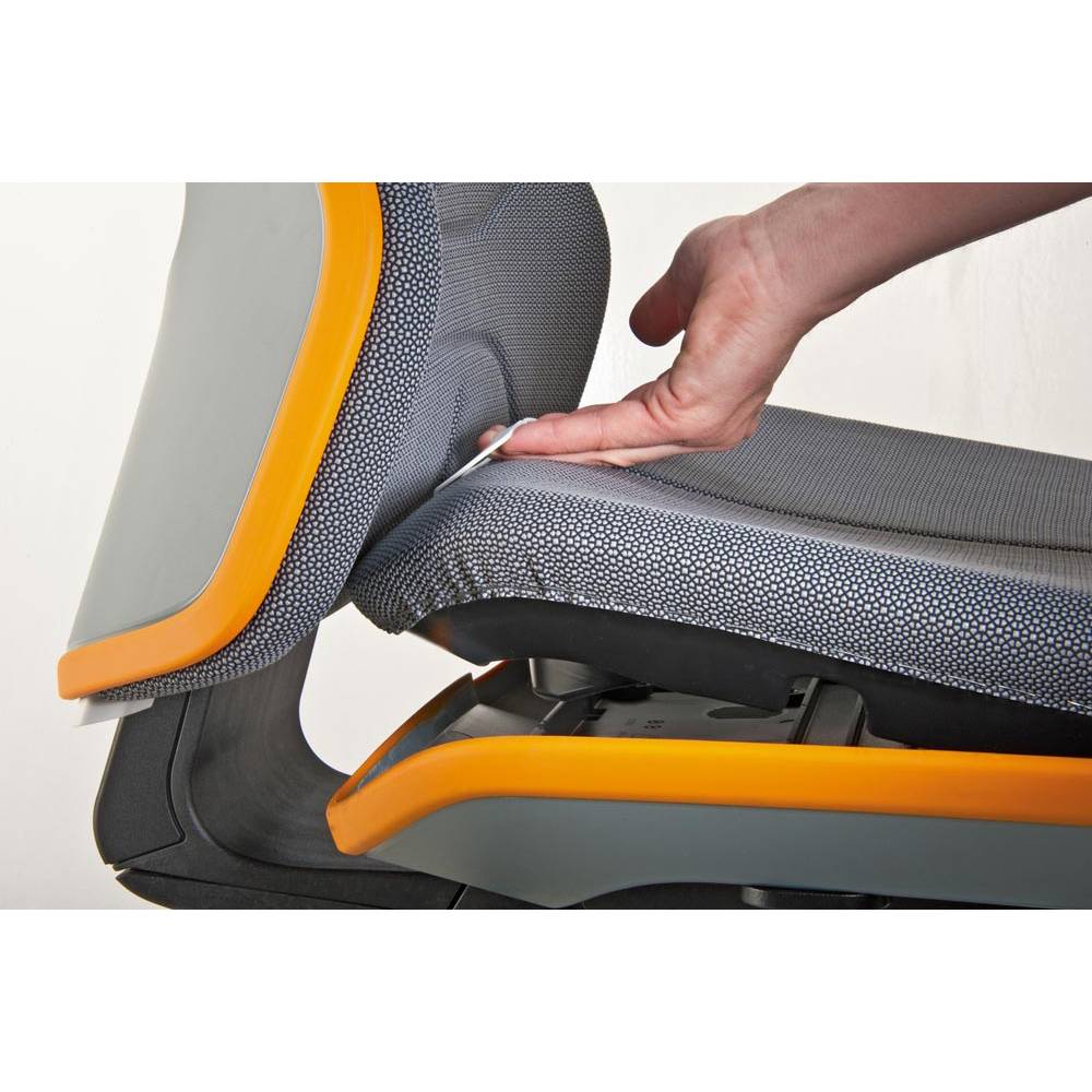 Supertec-Polster für Arbeitsstuhl, Farbe schwarz