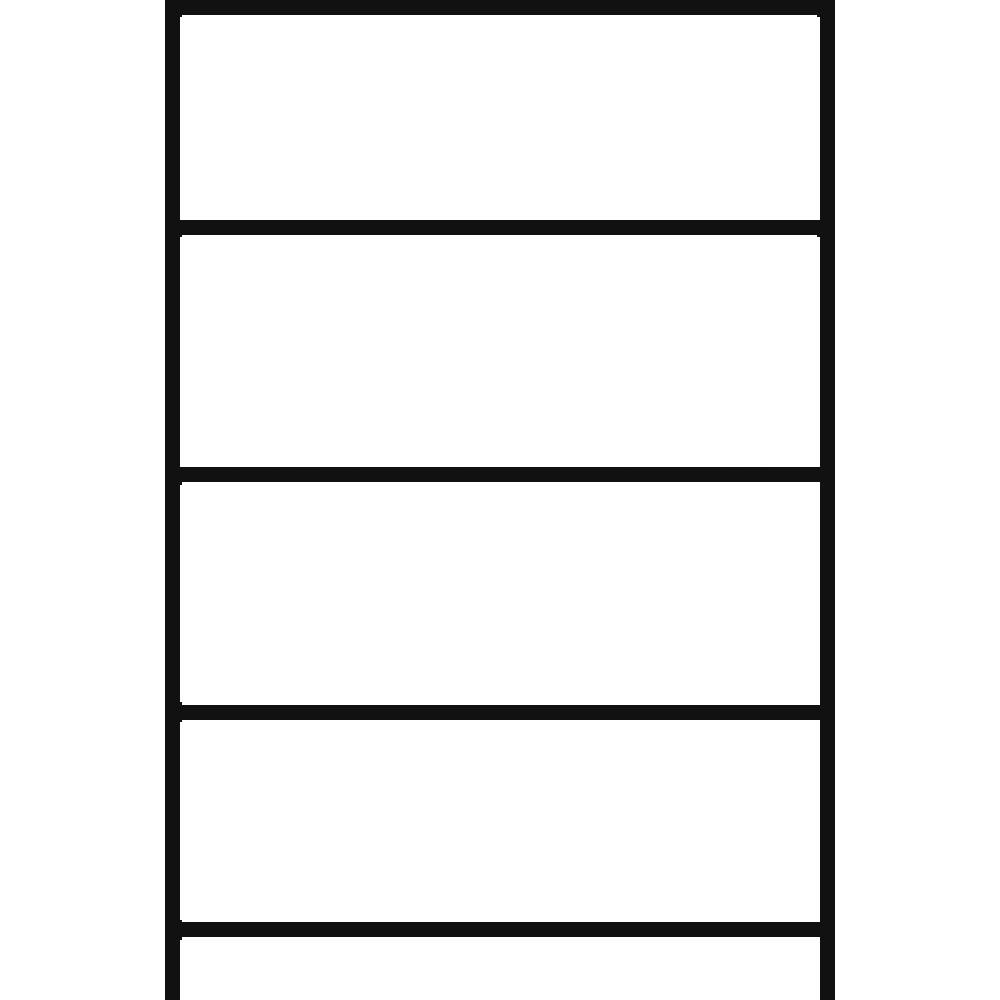 Weitspannregal W100 GR 3000x1785x800 mm Stahlb.