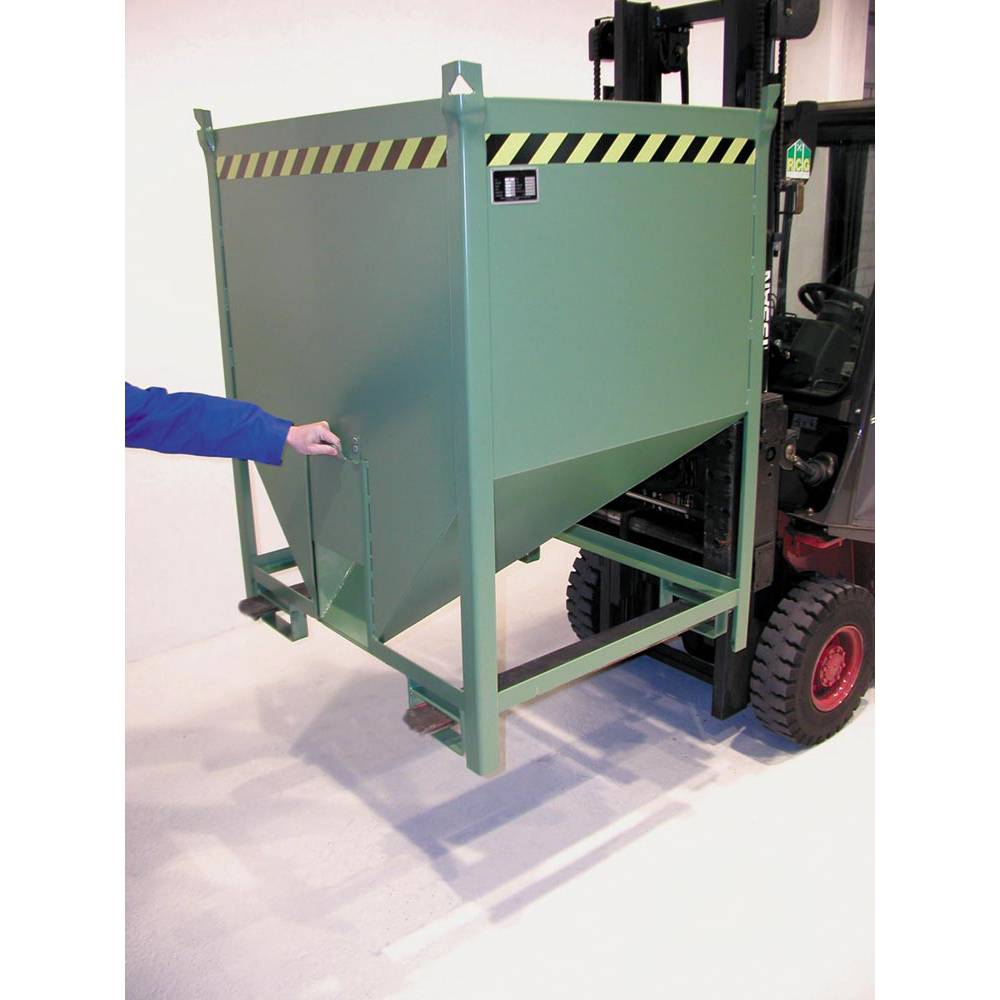 Silobehälter SGS 100, lackiert, Resedagrün