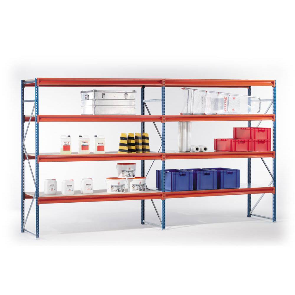 Weitspannregal W100 GR 2000x2140x1000 mm Stahlb.