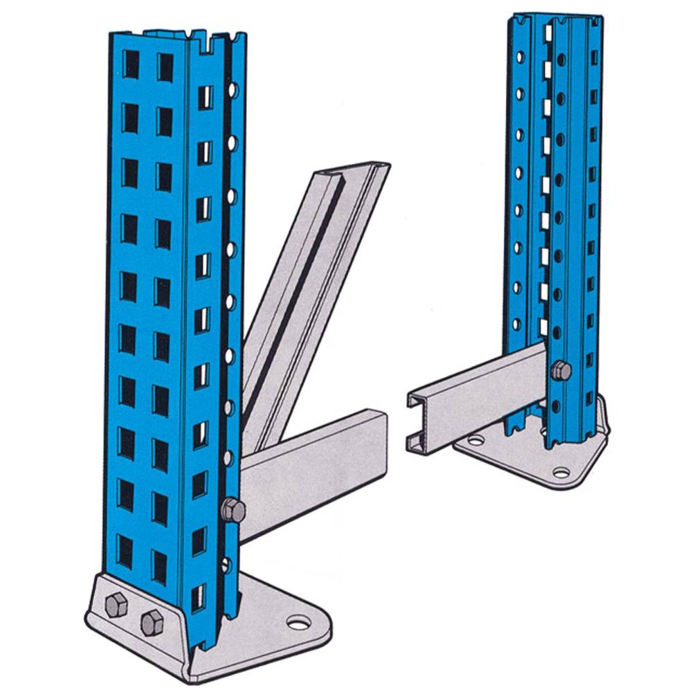 Weitspannregal W100 GR 3000x2140x1000 mm Stahlb.