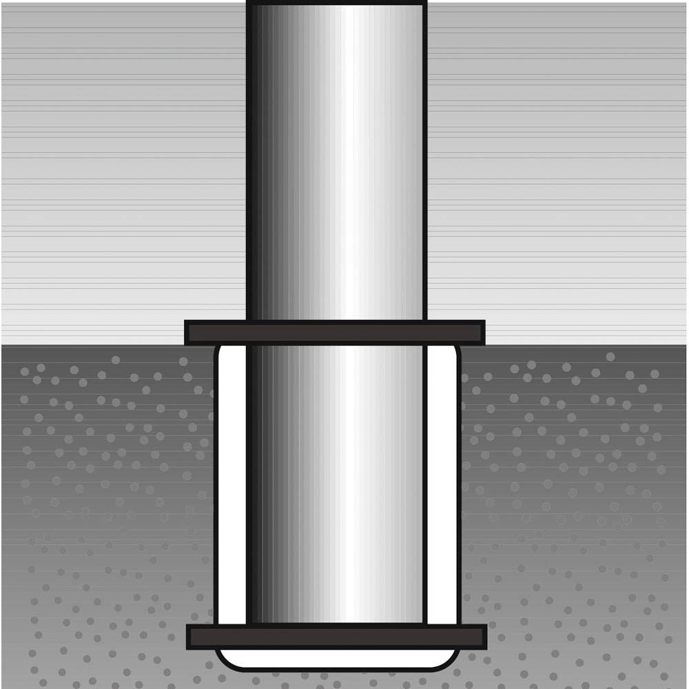 Funktionssperrpfosten Aluminium, mit Bodenhülse, Vierkantrohr: 70x70mm