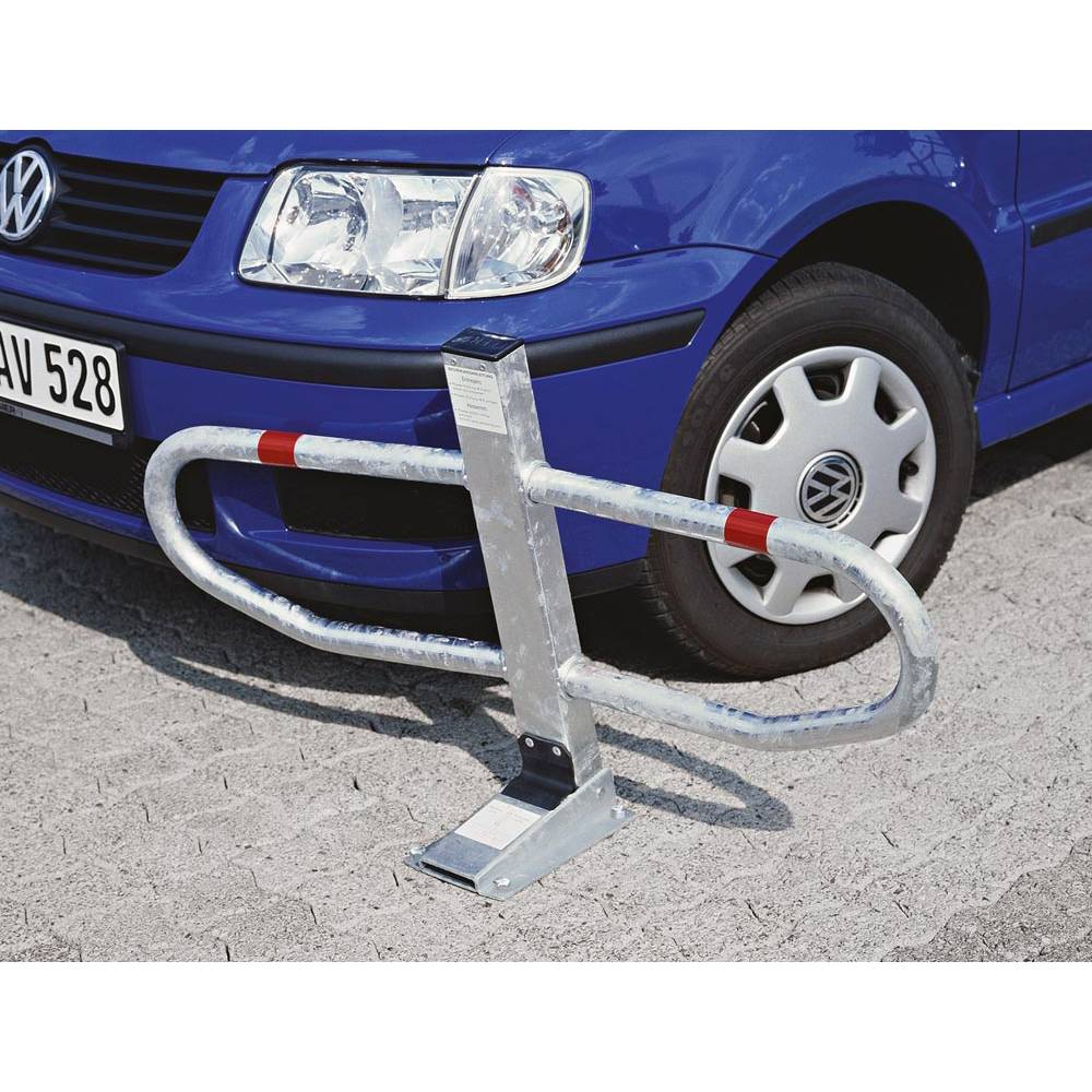 Parkbügel,verzinkter Stahl, Profilzyl.gleichschl., federnd bis 45 Grad