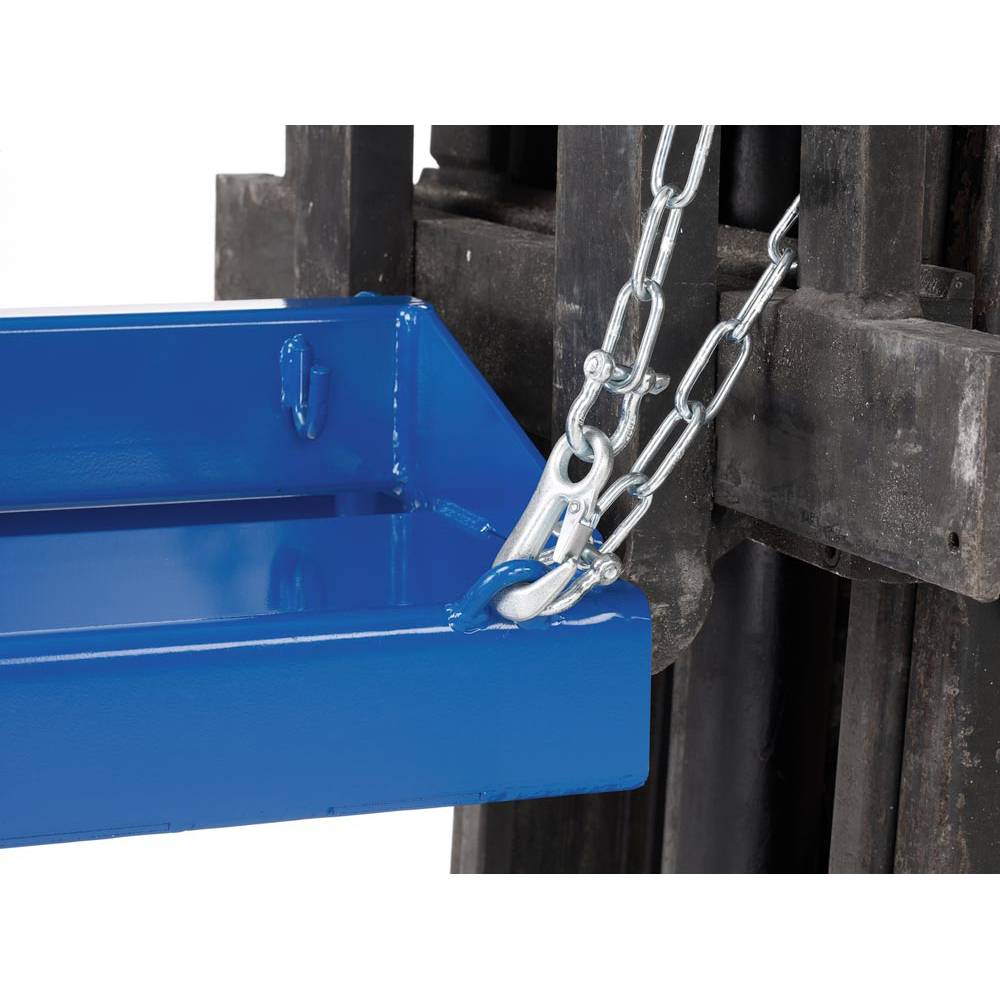 Kranarm für Gabelstapler, Länge 1390 mm, Traglast 350-1000 kg, starr, Neigung 25